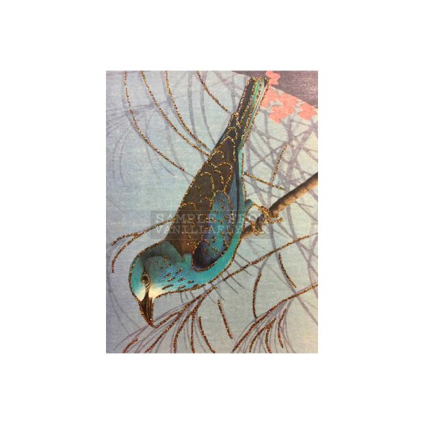 VANILLA FLY - GREETING CARD | BLUE BIRD