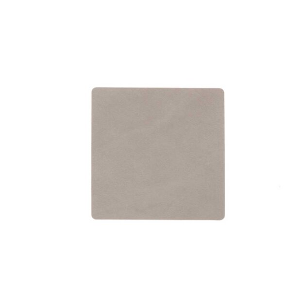 Glassmat Square Nupo 10×10 Cm | Light Grey Fra Linddna