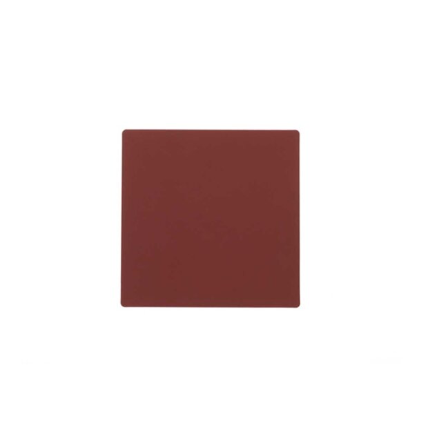 Glassmat Square Nupo 10x10 Cm | Red Fra Linddna