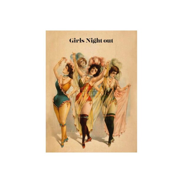 VANILLA FLY - GREETING CARD | GIRLS NIGHT OUT