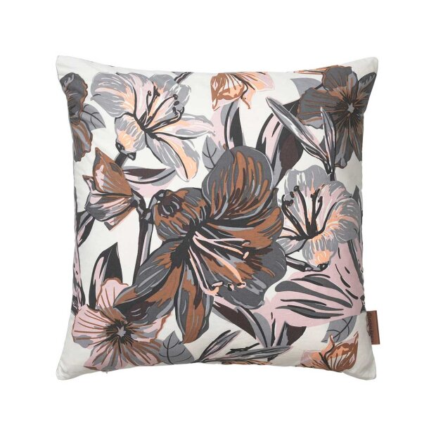 COZY LIVING - LILY FLOWER BOMULDSPUDE 50X50 CM | MUD