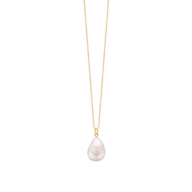 ENAMEL COPENHAGEN - BAROQUE PEARL NECKLACE | FORGYLDT