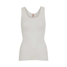 GAUGE & PLY - ANNA LUCCA SILK TOP | OFFWHITE