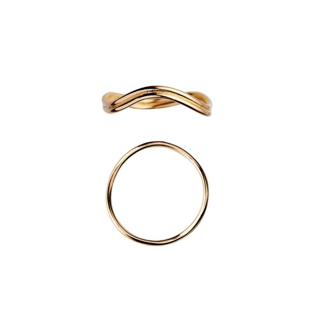 LOVE WAVE RING | FORGYLDT