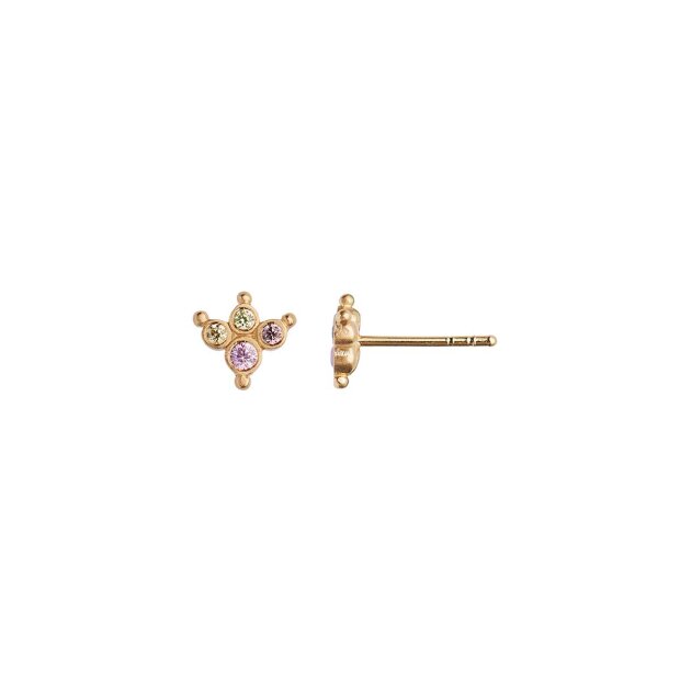 6: Petit Candy Fleur Earring - Light Pink Sorbet 1pc | Forgyldt Fra Stine A