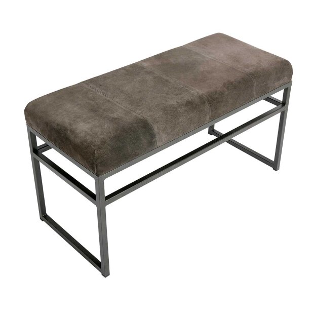 MUUBS - BRONX BÆNK 90X50X38 CM | SORT/GRÅ