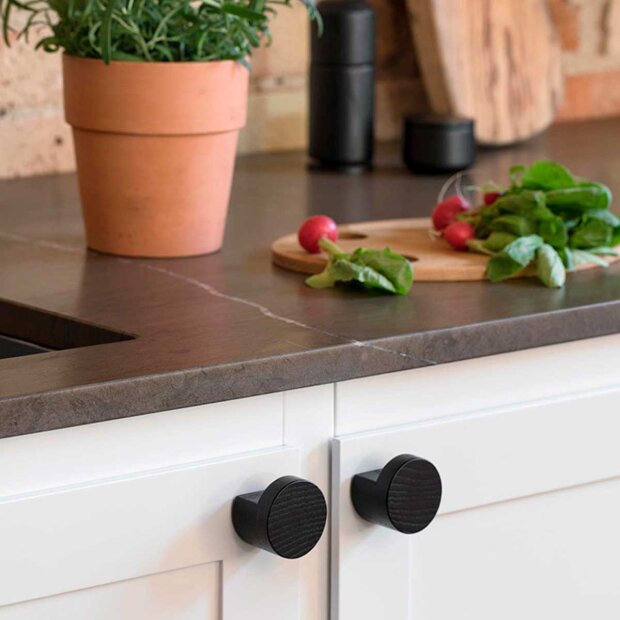 BY WIRTH - WOOD KNOT KNAGE 4CM | SORT