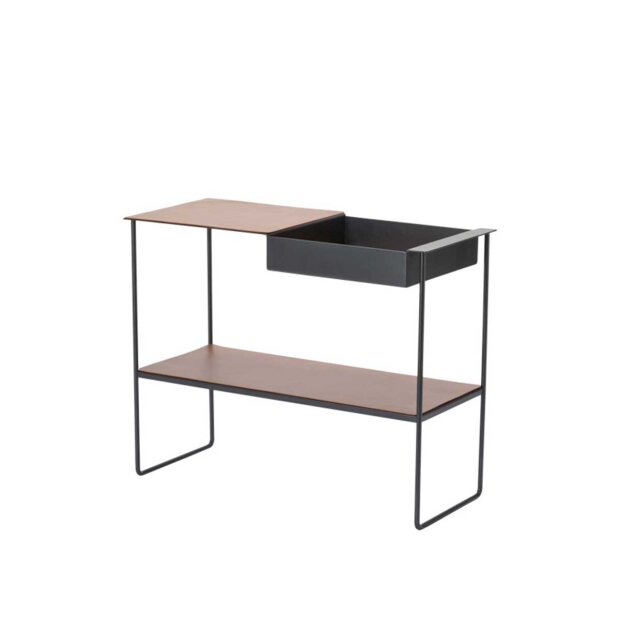 LINDDNA - CONSOLE TABLE STORAGE 34X78X62 CM | BULL NATURE