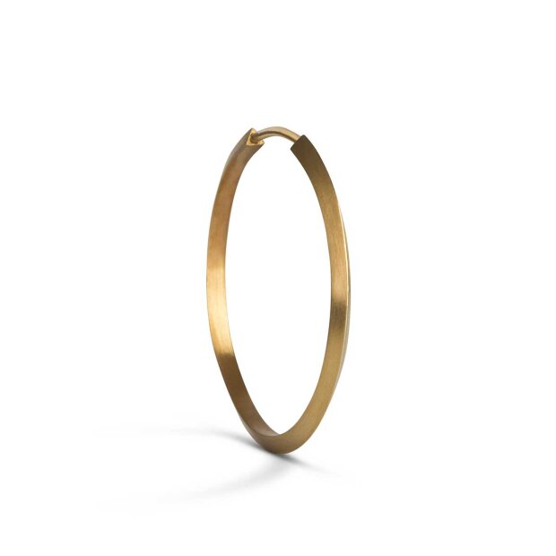 Billede af Midi Hoop Ørering 1 Pc | Forgyldt Fra Jane Kønig