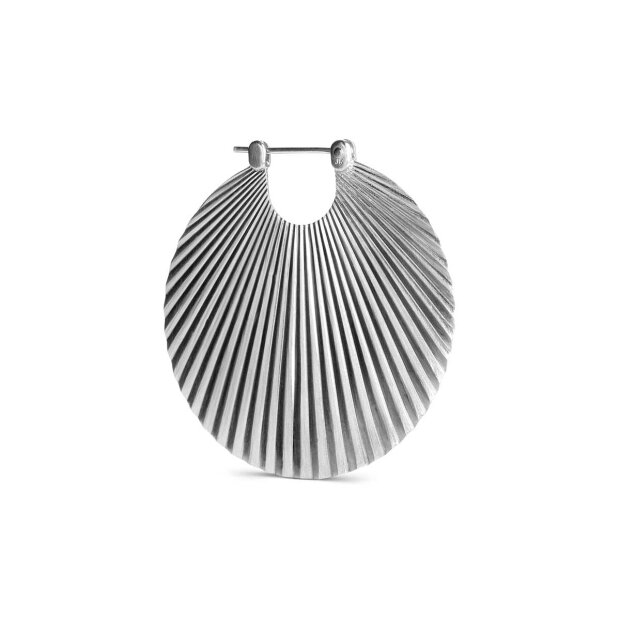 JANE KØNIG - BIG SHELL ØRERING 1 PC | SØLV