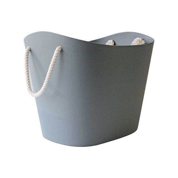 Billede af Balcolore Plastkurv Medium 19l | Grå Fra Hachiman
