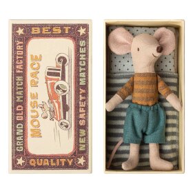 MAILEG - BIG BROTHER MOUSE IN BOX 12 CM