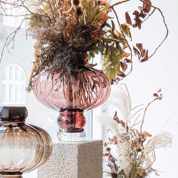 LOUISE ROE - BALLOON VASE 03 | BURGUNDY