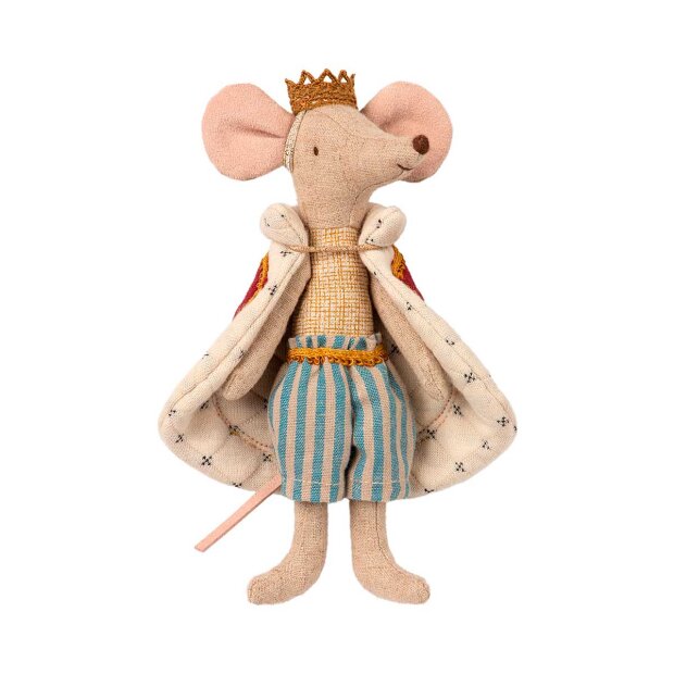 MAILEG - KING MOUSE FATHER 15 CM