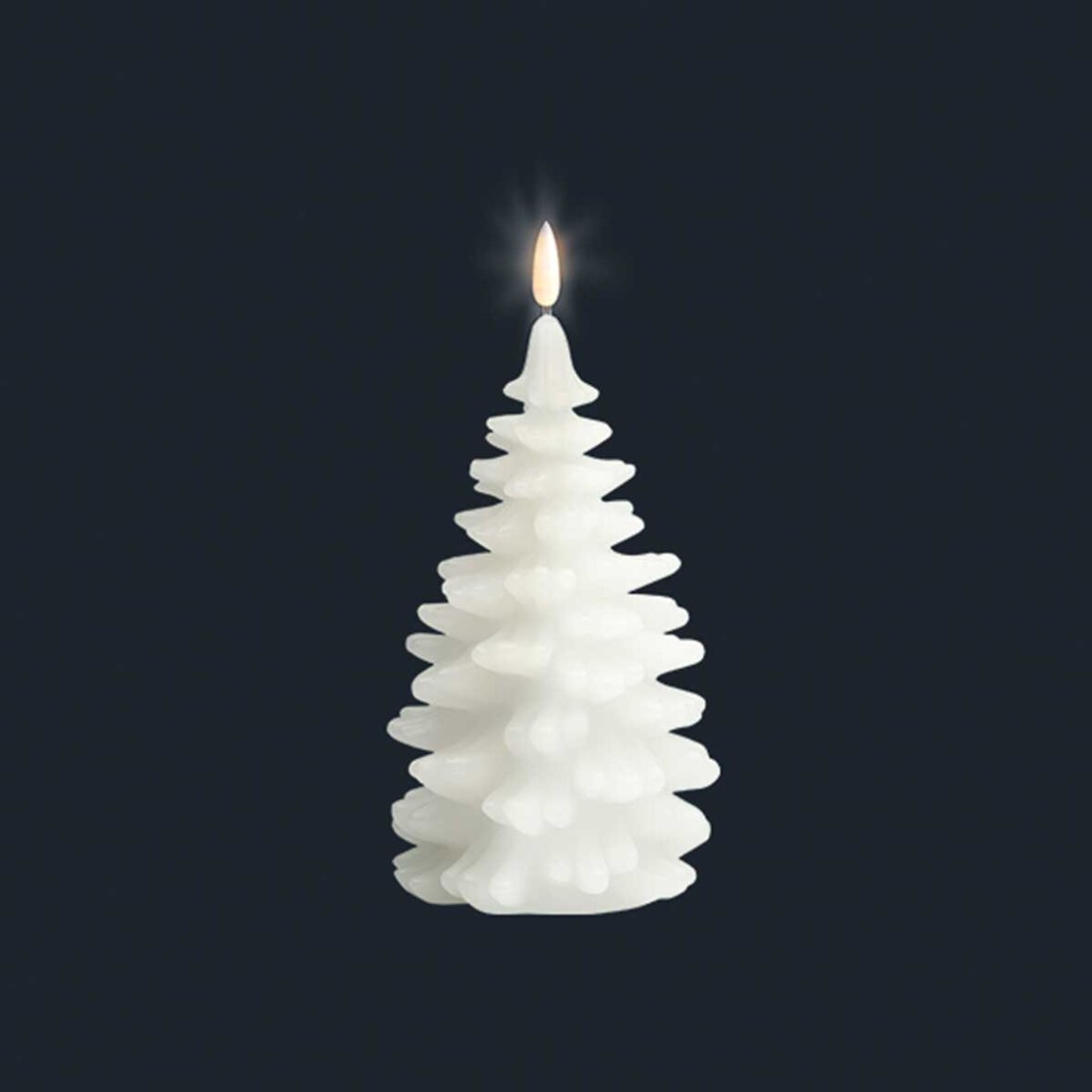 UYUNI CHRISTMAS TREE LED LYS 11X21 CM HVID Stokværk