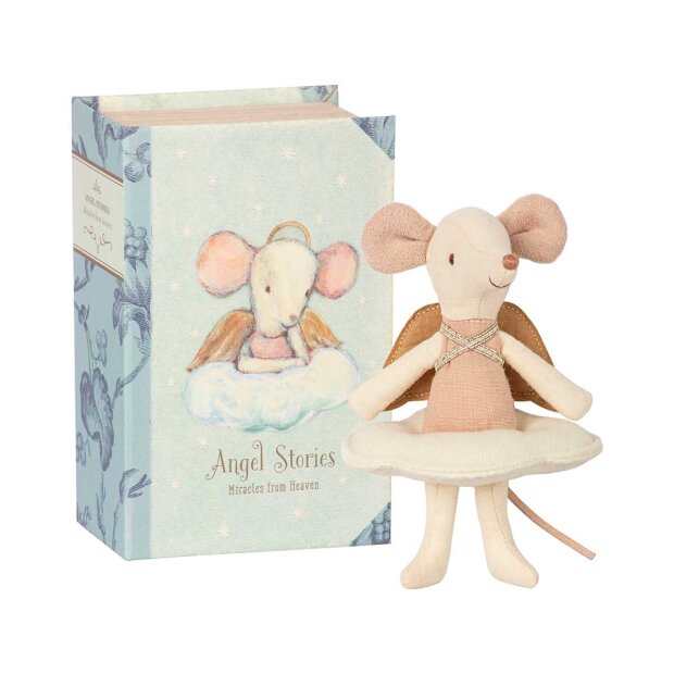 MAILEG - ANGEL MOUSE BIG SISTER IN BOX 12 CM