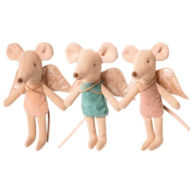 MAILEG - FAIRY MOUSE LITTLE SIS 10 CM | TAUPE