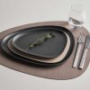 LINDDNA - TABLEMAT CURVE LARGE HIPPO 37X44 CM | NOMAD GREY
