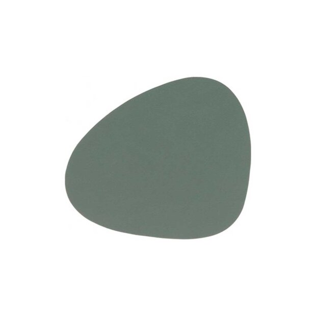 Glass Mat Curve Nupo 11×13 Cm | Pastel Green Fra Linddna