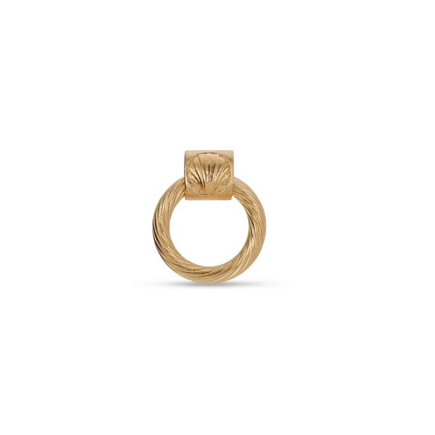 Billede af Salon Knocker Small Ørering 1 Stk. | Forgyldt Fra Jane Kønig