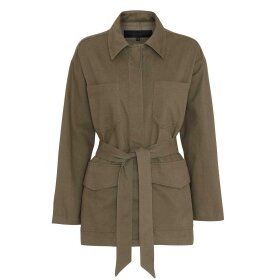 MEOTINE - NORA JACKET CANVAS | ARMY