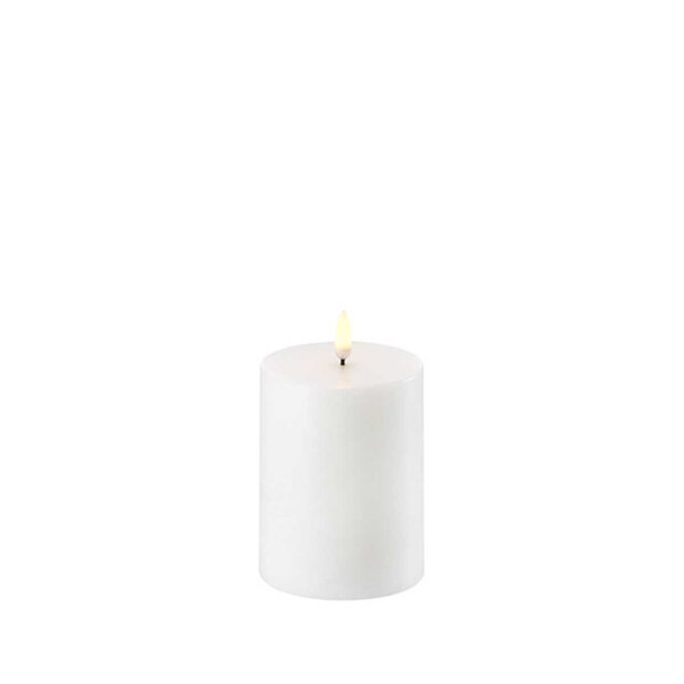 Billede af Pillar Candle 7,8 X10cm | Hvid Fra Uyuni