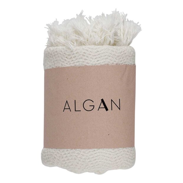 ALGAN - NANE GÆSTEHÅNDKLÆDE 65X100CM | RÅHVID