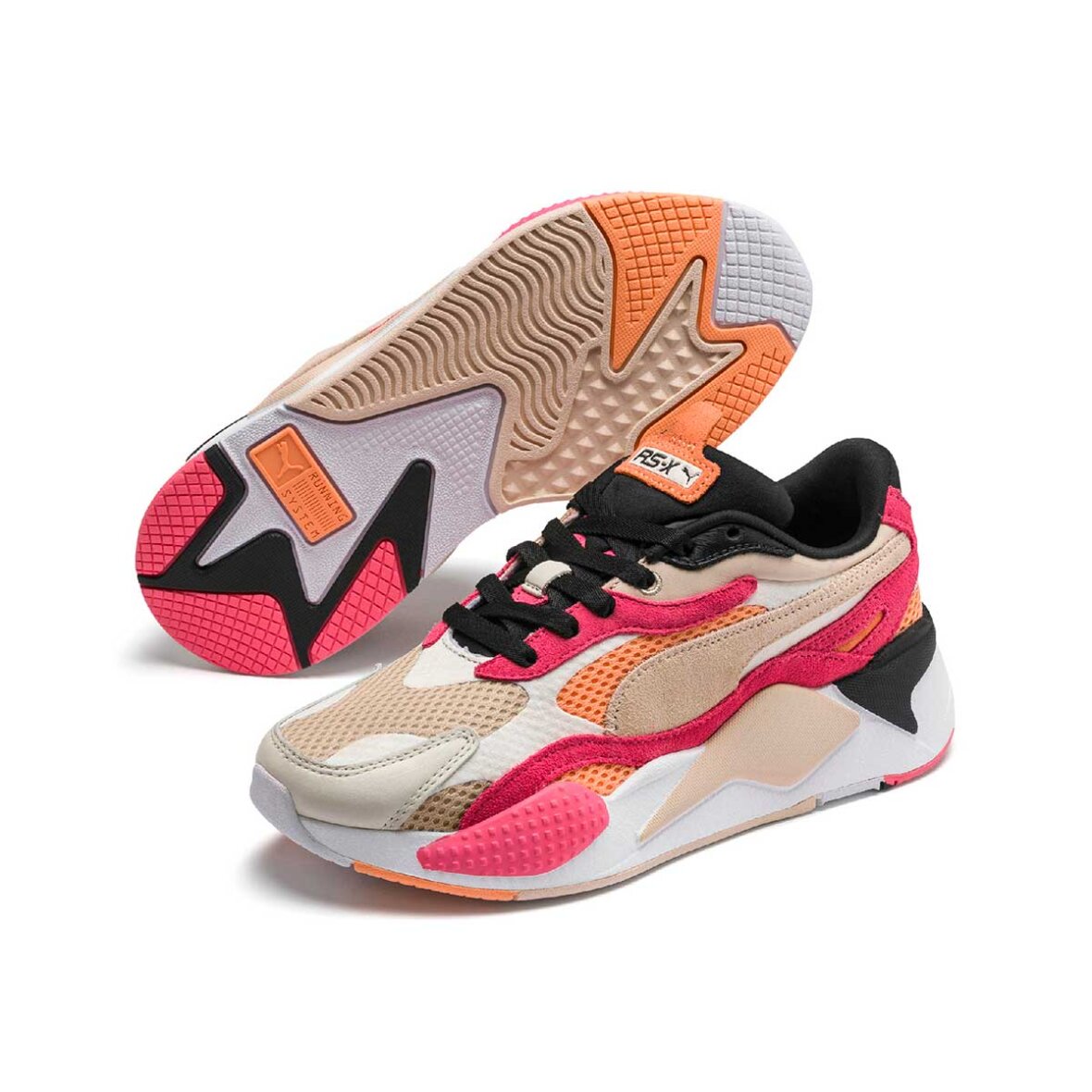 Puma Footwear Puma Rs X3 Mesh Pop PUMA RS-X3 MESH POP WN'S SNEAKER  MARSHMALLOW/BUBBLEGUM