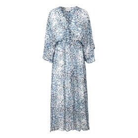 SECOND FEMALE - CLOUDS MAXI DRESS | FADED DENIM