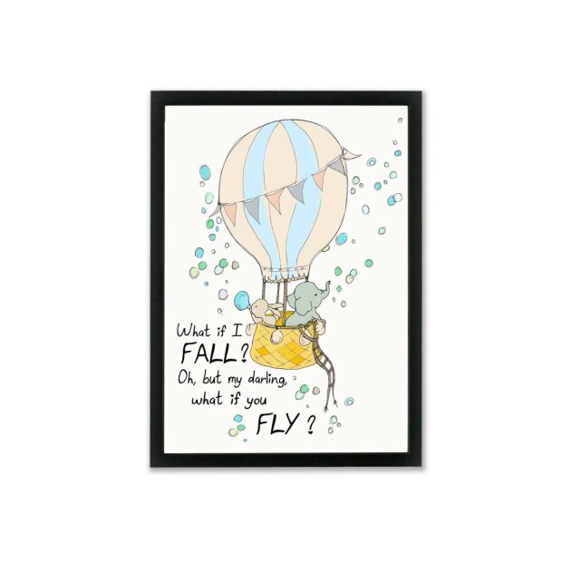 MOUSE & PEN - A3 PLAKAT 29X42 CM | WHAT IF I FALL