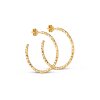 ENAMEL COPENHAGEN - DIAMOND CUT HOOPS LARGE | FORGYLDT ENAMEL COPENHAGEN - DIAMOND CUT HOOPS LARGE | FORGYLDT