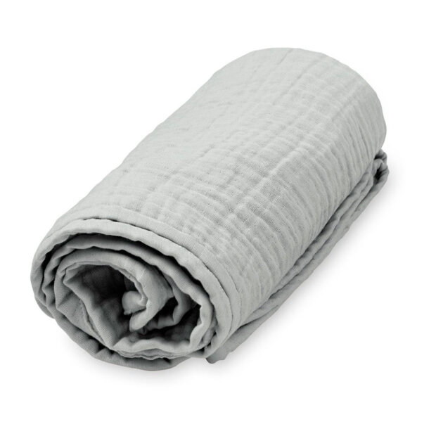 CAM CAM COPENHAGEN - MUSLIN BABYTÆPPE 100X100CM | GRÅ