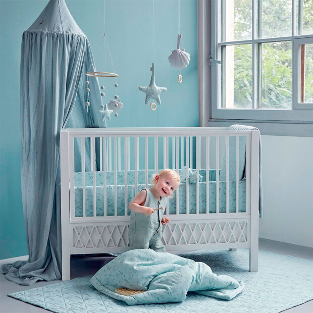 CAM CAM COPENHAGEN - HARLEKIN BABYSENG 60X120 CM | HVID