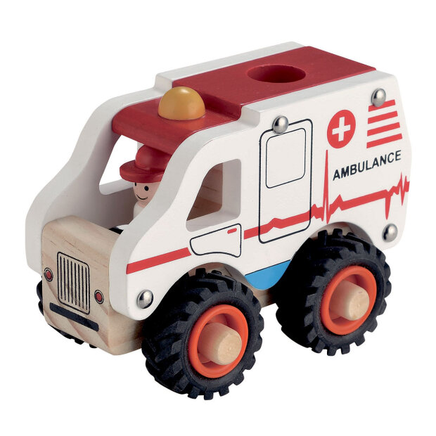 Ambulance M/gummihjul Fra Magni
