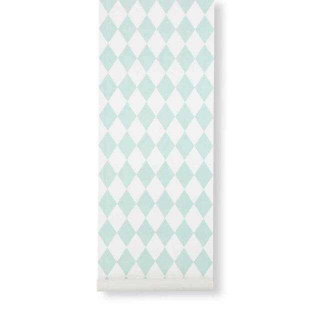 FERM LIVING KIDS - HARLEQUIN WALLPAPER | MINT