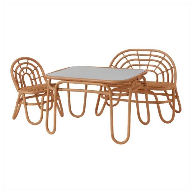 OY OY LIVING DESIGN - REGNBUE LILLE STOL I BAMBUS - H52 CM