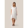 SECOND FEMALE - MILA SS MIDI DRESS | HVID SECOND FEMALE - MILA SS MIDI DRESS | HVID