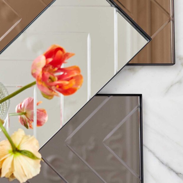 SPECKTRUM - THE HERRINGBONE TRAY 40X20 CM | GRÅ