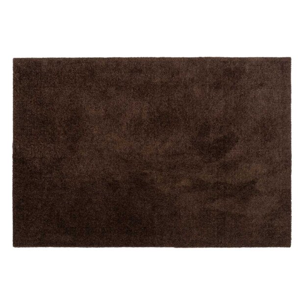 Dørmåtte Ensfarvet 90x130 Cm | Mørkebrun Fra Tica Copenhagen