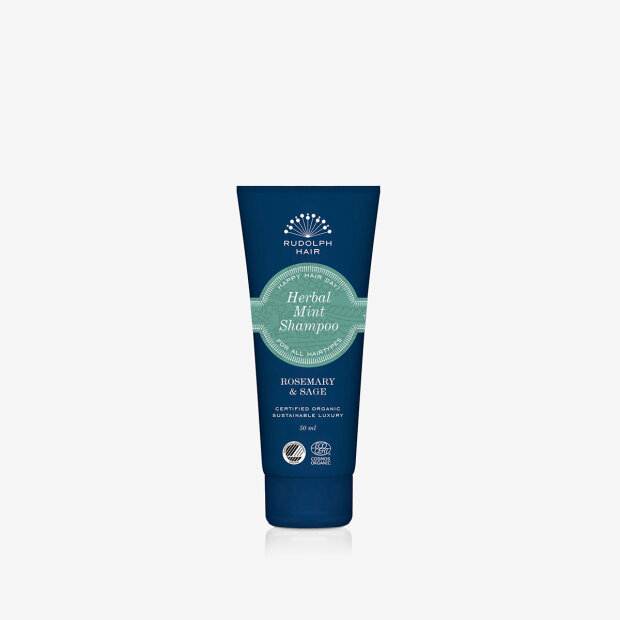 5: Herbal Mint Shampoo Ts 50ml Fra Rudolph Care