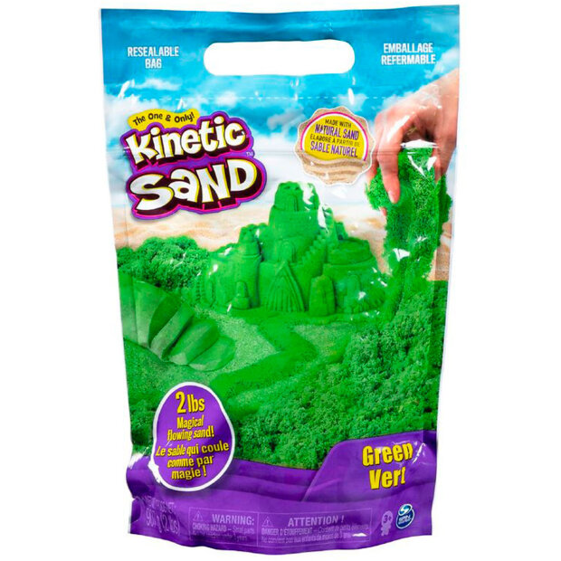 Strandsand 900g | Grøn Fra Kinetic Sand