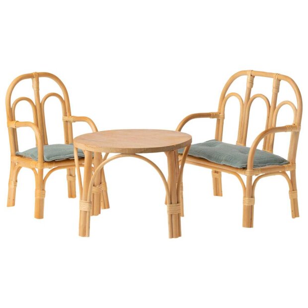 MAILEG - RATTAN STOL MEDIUM 24,50 CM