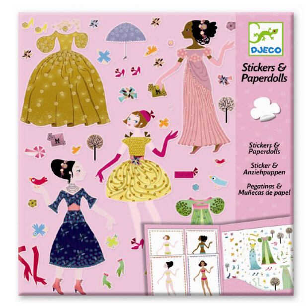 DJECO - STICKERS AND PAPER DOLLS