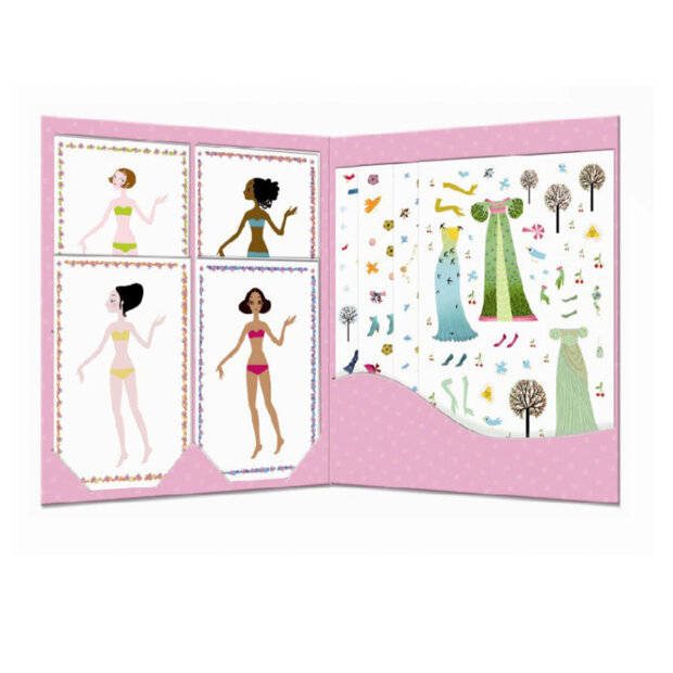 DJECO - STICKERS AND PAPER DOLLS