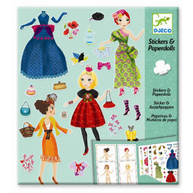 DJECO - STICKERS AND PAPER DOLLS