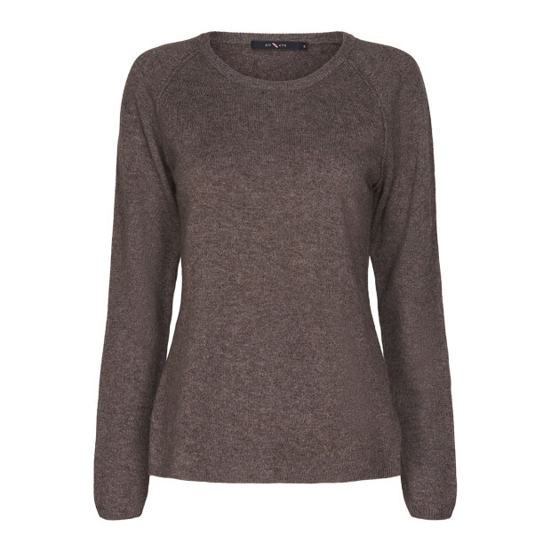 BTF CPH - CASHMERE PULLOVER | BROWN MELANGE
