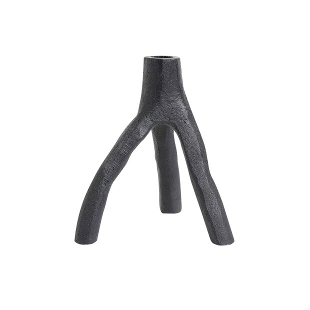 Billede af Aion Lysestage Large 17cm | Sort Fra Muubs