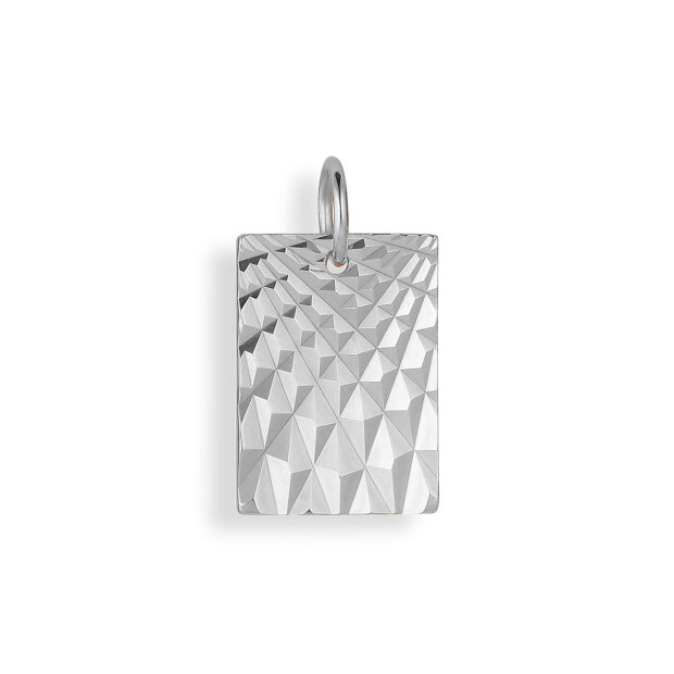 Billede af Reflection Square Pendant | Sølv Fra Jane Kønig