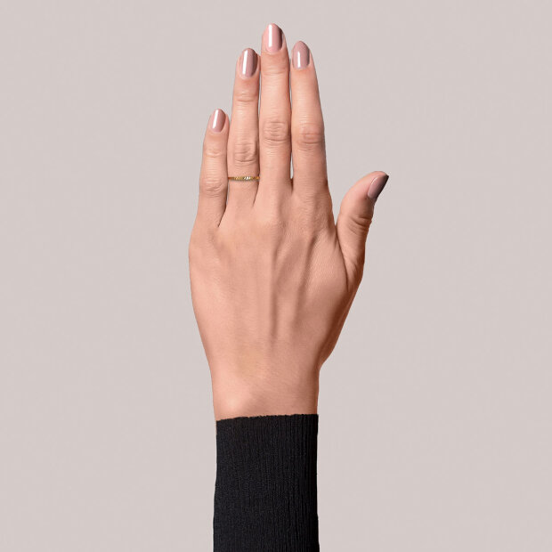 JANE KØNIG - SMALL REFLECTION RING | FORGYLDT