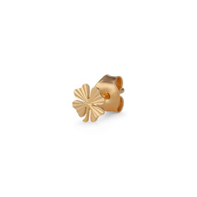 JANE KØNIG - REFLECTION STUD CLOVER 1PC | FORGYLDT